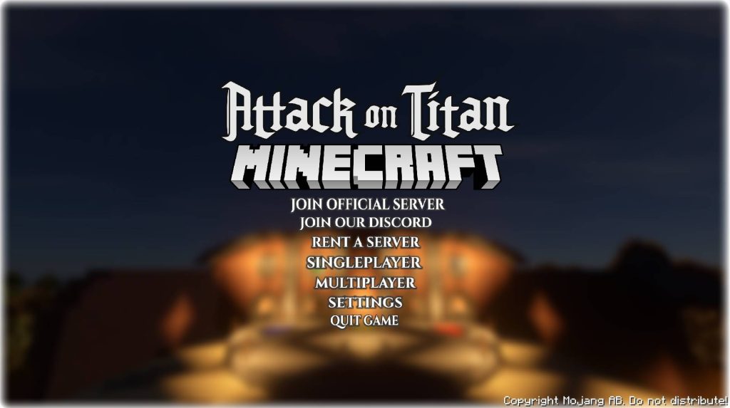 进击的巨人:我的世界 - Attack on Titan: Minecraft 进击的巨人:我的世界 - Attack on Titan: Minecraft