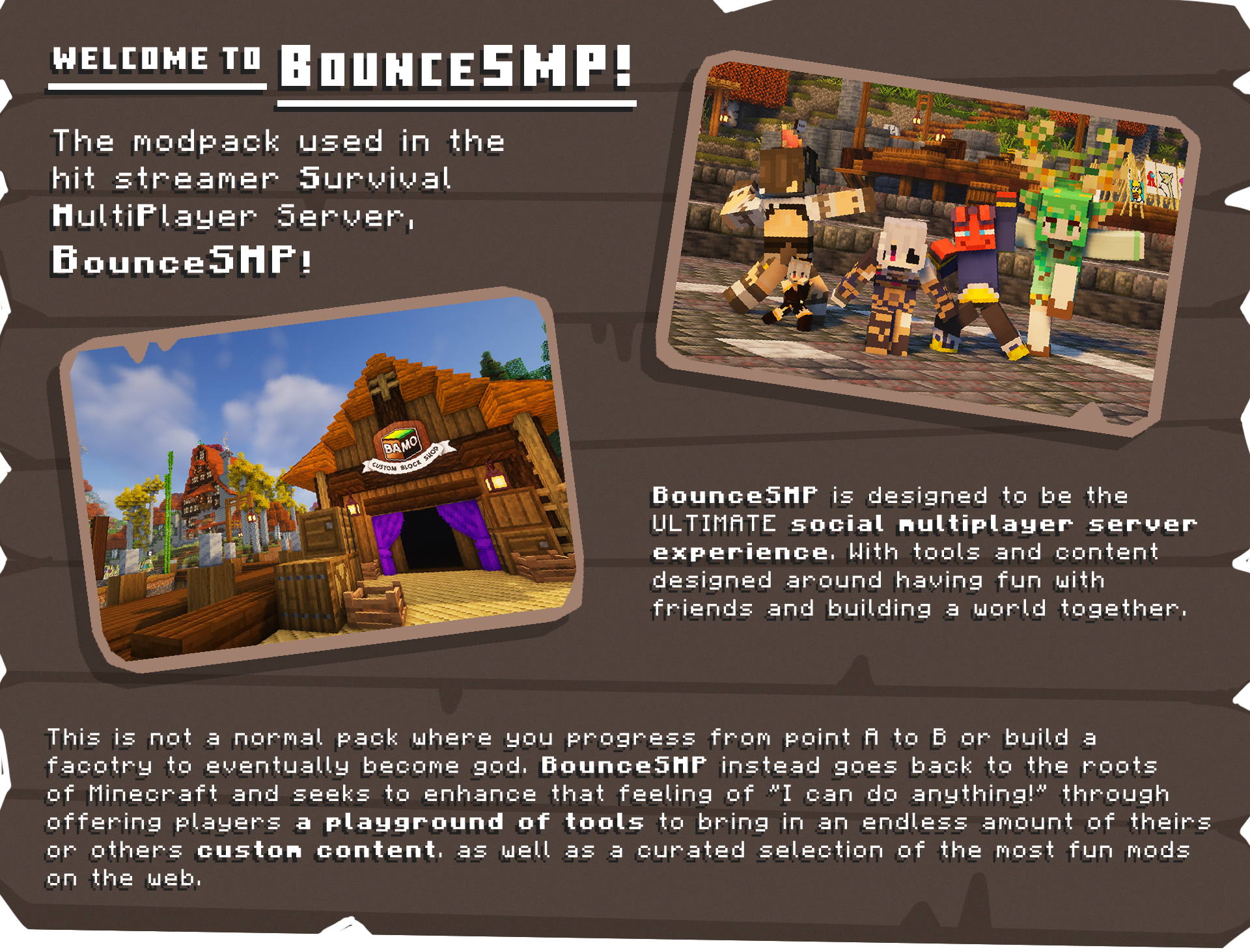 弹跳 SMP：公开 - BounceSMP: Public