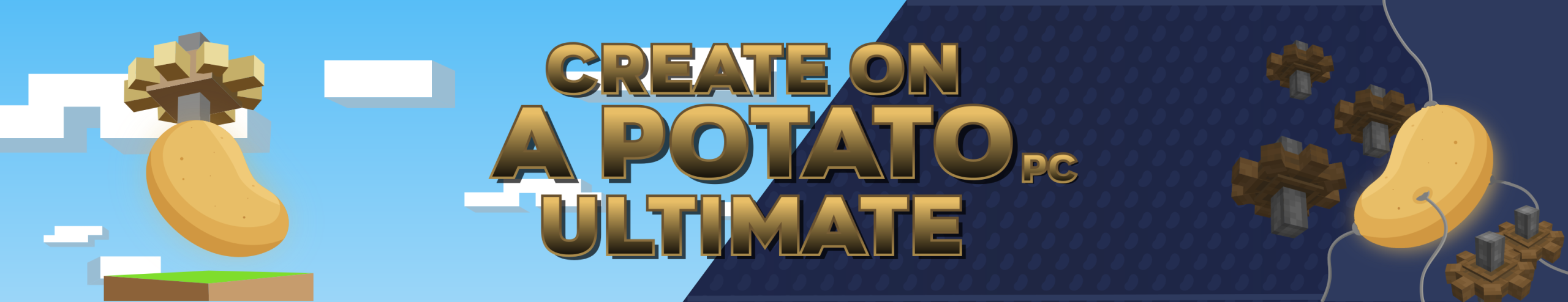 在土豆电脑上机械动力：终极版 - Create on a Potato PC: Ultimate