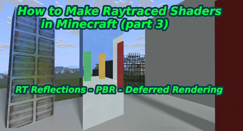 制作你自己的 RT 光影 - Make Your Own RT Shaders 制作你自己的 RT 光影 - Make Your Own RT Shaders